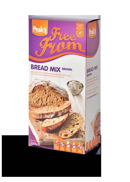 Peak's Free From Broodmix Bruin 450 gram