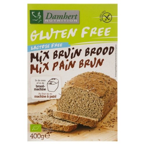 Damhert Broodmix Bruin Biologisch 400 gram