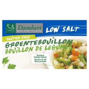 Damhert Glutenvrij Groentebouillonblokjes Zoutarm 64 gram