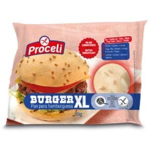 Proceli Hamburgerbroodje XL 90 gram (1 stuks)